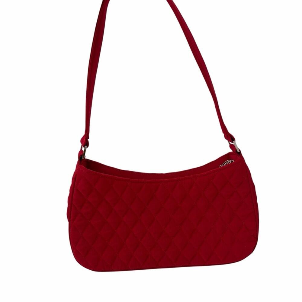 NWOT Vera Bradley Quilted Red Laura Shoulder Bag